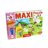 Magyar Gyártó Maxi puzzle Farm állatokkal - D-Toys