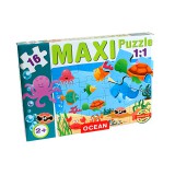 Magyar Gyártó Maxi puzzle tengeri állatokkal - D-Toys