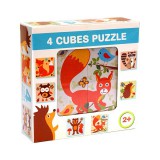 Magyar Gyártó Mesekocka erdei állatokkal 4db-os