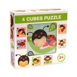 Magyar Gyártó Mesekocka katicával 4db-os