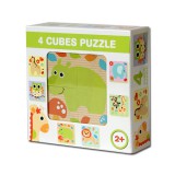 Magyar Gyártó Mesekocka szafari állatokkal 4db-os