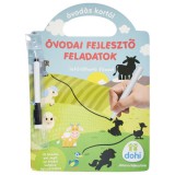Magyar Gyártó Óvodai fejlesztő feladatok óvodás kortól letörölhető filccel - D-Toys