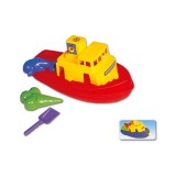 Magyar Gyártó Úszó kishajó homokozó formákkal - D-Toys
