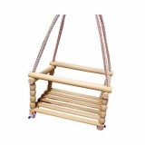 Magyar termék Hinta - natúr fa (kerettel, kötéllell)