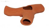Magyar termék Kerámia M107 faág Y közepes terrakotta 20×18×6,5