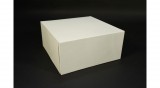 Magyar termék Papír süteményes tortás doboz egyben fedeles 25x25x12 cm