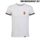 Magyar válogatott szurkolói póló - hímzett címeres Magyarország póló (pamut)