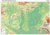 Magyarország domborzata és vizei falitérkép - Szarvas