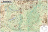 Magyarország domborzata és vizei falitérkép - Topográf