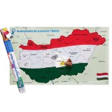 Magyarország Kaparós Térkép - Interaktív Utazási Emléktérkép Felfedezőknek és Turistáknak