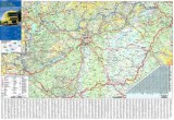 Magyarország súlykorlátos falitérképe - Stiefel