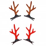 magyaroutlet 4db Karácsonyi rénszarvas hajcsat