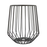 magyaroutlet Point-Virgule fém gyümölcskosár, fekete, 23,5 x 25,5 cm