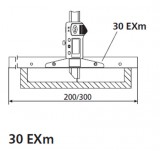 Mahr 4126410 Meghosszabbított mérőhíd 300 mm MarCal 30EWR és 30 EWRi mélységmérőkhöz 30 Exm