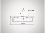 Mahr 4126411 Meghosszabbított mérőhíd 200 mm MarCal 30EWR és 30 EWRi mélységmérőkhöz 30 Exm