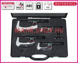 Mahr 4157115 Digitális mikrométer készlet beépített jeladóval, IP65 védelemmel Micromar 40 EWRi 0-100 mm(0-4")