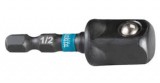 makita adapter 1/4"-1/2" b-66874 impact black