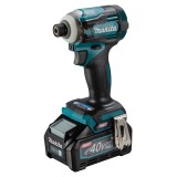 makita akkus ütvecsavarbehajtó 1/4" 40v max td001gm201 2x4,0ah