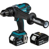 Makita DDF458RTJ fúrógép 2,3 kg Fekete, Kék