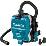 Makita DVC265ZXU 2 l, 70 dB Kék-Fekete vezeték nélküli hátizsákos porszívó (akkumulátor és töltő nélkül)