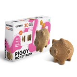 Malac persely 3D festhető karton puzzle (Cartonic)