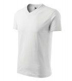 Malfini 102 V-neck unisex póló fehér színben