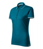 Malfini 253 Perfection plain galléros női póló petrol kék színben