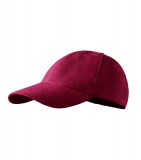 MALFINI® 6P sapka unisex garnet állitható