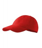 MALFINI® 6P sapka unisex piros állitható