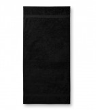 Malfini 905 Terry Bath Towel unisex fürdőlepedő fekete 70 x 140 cm