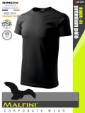 Malfini BASIC BLACK 100% pamut prémium póló 160 g/m2 - munkaruha