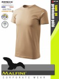 Malfini BASIC SAND 100% pamut prémium póló 160 g/m2 - munkaruha