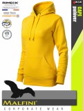 Malfini CAPE YELLOW strech női kapucnis pulóver - munkaruha