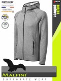 Malfini DIRECT GREYMELANGE strech férfi polár kardigán - munkaruha