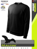 Malfini ESSENTIAL BLACK strech férfi környakas pulóver - munkaruha