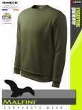 Malfini ESSENTIAL MILITARY strech férfi környakas pulóver - munkaruha