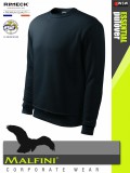 Malfini ESSENTIAL NAVY strech férfi környakas pulóver - munkaruha