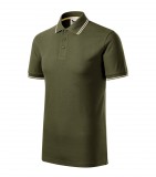 Malfini Focus 232 férfi galléros póló military színben