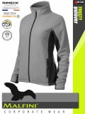 Malfini FROSTY LIGHTGREY strech női polár kardigán - munkaruha