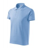 MALFINI® Galléros póló férfi Cotton Heavy 215 égszínkék 2XL méret