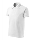 MALFINI® Galléros póló férfi Cotton Heavy 215 fehér L méret
