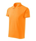 MALFINI® Galléros póló férfi Cotton Heavy 215 mandarinsárga L méret