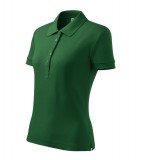 MALFINI® Galléros póló női Cotton Heavy 216 üvegzöld XS méret