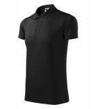 MALFINI® Galléros póló unisex Victory 217 fekete L méret