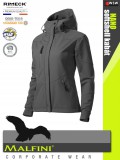 Malfini NANO STEELGREY prémium női technikai softshell kabát - munkaruha