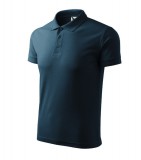 MALFINI® Pique Polo galléros póló férfi tengerészkék XL