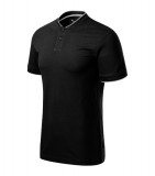 MALFINI Premium® Diamond galléros póló férfi fekete 3XL