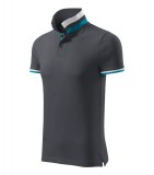 MALFINI Premium® Galléros póló férfi Collar Up 256 light anthracite XL méret