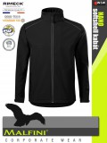 Malfini VALLEY BLACK prémium férfi technikai softshell kabát - munkaruha