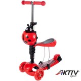 MalPlay Háromkerekű roller katicás